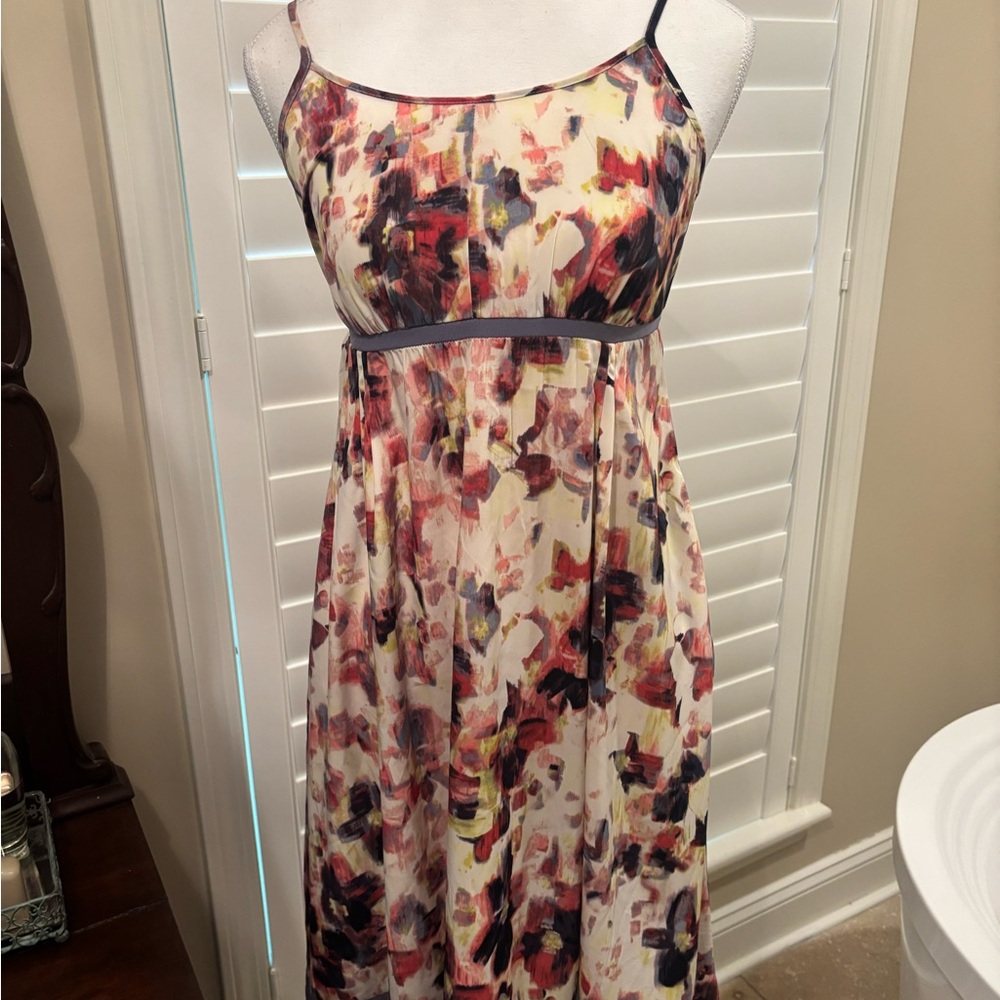 Simply Vera by Vera Wang Floral  Watercolor Maxi Dress